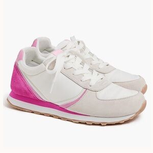 Brand New J.Crew Pink City Sneakers Size 8.5